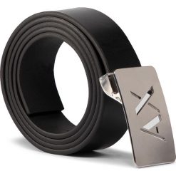 Pasek Męski ARMANI EXCHANGE - 951233 0A799 00020 Nero. Czarne paski męskie Armani Exchange, w paski, ze skóry. Za 379,00 zł.