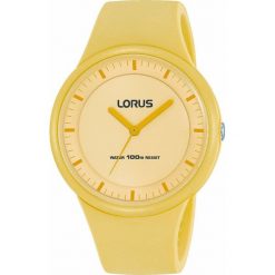Zegarek Lorus Fashion RRX29FX9 WR damski żółty. Żółte zegarki damskie marki Lorus. Za 89,00 zł.