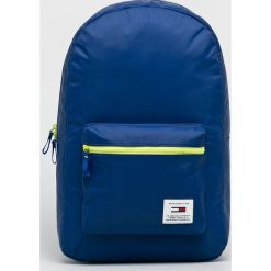 Tommy Jeans - Plecak. Niebieskie plecaki męskie marki Tommy Jeans, bez wzorów, z poliesteru. Za 359,90 zł.