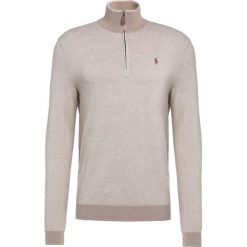 Polo Ralph Lauren Sweter oatmeal tuck. Brązowe swetry klasyczne męskie marki Polo Ralph Lauren, m, z bawełny, polo. W wyprzedaży za 401,40 zł.