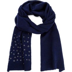 Szal LIU JO - Scoarpa 30x175 Appli N67247 M0300 Dress Blue 94024. Niebieskie szaliki damskie Liu Jo, z materiału. W wyprzedaży za 229,00 zł.