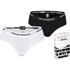 Bokserki Emporio Armani Underwear 2 Pack. Szare bokserki damskie Emporio Armani, bez wzorów, z bawełny. Za 109,00 zł.