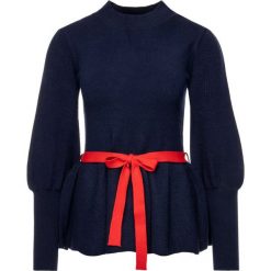 Sweter Silvian Heach PGA19211MA. Niebieskie swetry damskie Silvian Heach, xxs, bez wzorów, z poliesteru, klasyczne, bez rękawów, bez kaptura. W wyprzedaży za 269,00 zł.