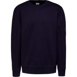 Bluza C.P. COMPANY DIAGONAL FLEECE. Białe bluzy męskie CP Company, z aplikacjami, z bawełny, z okrągłym kołnierzem, bez rękawów, bez kaptura. Za 650,00 zł.