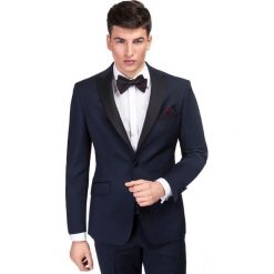 Marynarka VALERIO GGGE800001. Czarne marynarki męskie Giacomo Conti, m, bez wzorów, z wełny, eleganckie. Za 799,00 zł.