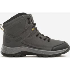 Szare Trapery Oliver. Szare buty trekkingowe męskie Born2be, z nubiku, na sznurówki. Za 189,99 zł.