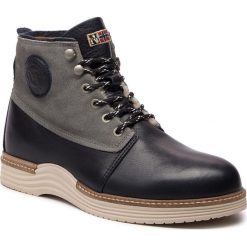 Kozaki NAPAPIJRI - Edmund 17843019 Blue Marine N65. Niebieskie buty zimowe męskie Napapijri, ze skóry. W wyprzedaży za 489,00 zł.