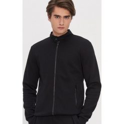 Rozpinana bluza ze stójką - Czarny. Czarne bluzy męskie House, s, bez wzorów, ze stójką, bez rękawów, bez kaptura. W wyprzedaży za 59,99 zł.