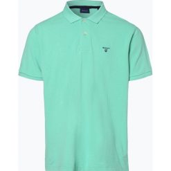 Gant - Męska koszulka polo, zielony. Zielone koszulki męskie GANT, xxl, z bawełny, klasyczne. Za 299,95 zł.