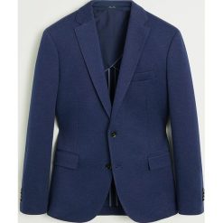 Mango Man - Marynarka Kipling. Niebieskie garnitury męskie Mango Man, bez wzorów, z elastanu, klasyczne. W wyprzedaży za 269,90 zł.