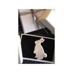 Broszki damskie: Ceramiczna broszka RABBIT