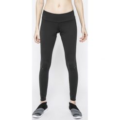 Reebok - Legginsy. Czarne legginsy marki Reebok, s, z aplikacjami, z elastanu. W wyprzedaży za 119,90 zł.
