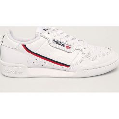 Adidas Originals - Buty Continental 80. Białe buty sportowe damskie adidas Originals, bez wzorów, z gumy, sportowe. W wyprzedaży za 299,90 zł.
