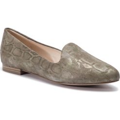 Półbuty CAPRICE - 9-24203-22 Khaki Snake 714. Zielone półbuty damskie Caprice, na co dzień, bez wzorów, ze skóry, bez obcasa, na obcasie, bez zapięcia. W wyprzedaży za 149,00 zł.