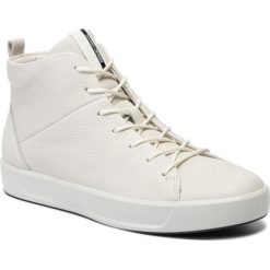 Sneakersy ECCO - Soft 8 Ladies 44053301007 White. Białe półbuty damskie ecco, ze skóry. W wyprzedaży za 419,00 zł.
