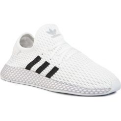 Buty adidas - Deerupt Runner C F34297 Ftwwht/Cblack/Gretwo. Białe półbuty dziewczęce Adidas, na sznurówki. Za 249,00 zł.