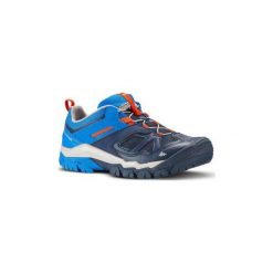 Buty turystyczne Crossrock dla chłopców. Niebieskie buty chłopięce trekkingowe QUECHUA, z poliesteru. Za 99,99 zł.