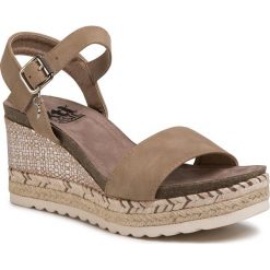 Espadryle XTI - 34242 Taupe. Brązowe espadryle damskie Xti, bez wzorów, ze skóry ekologicznej, bez obcasa, na obcasie. W wyprzedaży za 149,00 zł.