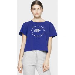 T-shirt damski. T-shirty damskie xl, bez wzorów, z bawełny, bez kołnierzyka. W wyprzedaży za 29,99 zł.