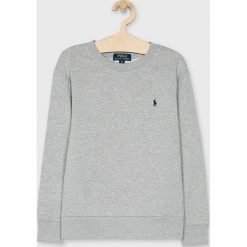 Polo Ralph Lauren - Bluza dziecięca 134-176 cm. Szare bluzy chłopięce Polo Ralph Lauren, bez wzorów, z bawełny, bez rękawów, bez kaptura. W wyprzedaży za 179,90 zł.