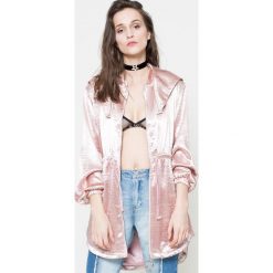 Missguided by Jourdan Dunn - Płaszcz. Różowe kurtki damskie marki Missguided, bez wzorów, z poliesteru, bez kaptura. W wyprzedaży za 139,90 zł.