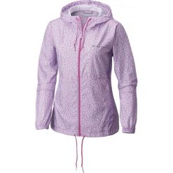 COLUMBIA kurtka Flash Forward Printed Windbreaker, Bright Lavender Print M. Niebieskie kurtki sportowe damskie Columbia, m, bez wzorów, bez kaptura. W wyprzedaży za 189,00 zł.