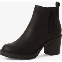 ONLY - Damskie botki – Onlbarbara, czarny. Czarne botki damskie ONLY, eleganckie, bez obcasa, bez zapięcia. Za 229,95 zł.
