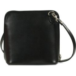 Torebki klasyczne damskie: Skórzana torebka „Talia” w kolorze czarnym – 17 x 17 x 9 cm