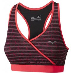 Mizuno Biustonosz Sportowy Multi Kemari Bra Black Diva Pink L. Czarne biustonosze sportowe Mizuno. W wyprzedaży za 86,00 zł.
