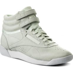 Buty Reebok - F/S Hi Nbk CN0604 Opal/White. Zielone półbuty damskie Reebok, na co dzień, bez wzorów, ze skóry, bez obcasa, na płaskiej podeszwie, bez zapięcia. W wyprzedaży za 239,00 zł.