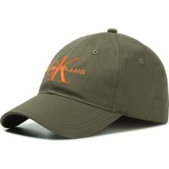 Czapka z daszkiem CALVIN KLEIN JEANS - J Monogram Cap With Embroidery K50K505320 LDY. Zielone czapki damskie Calvin Klein Jeans, bez wzorów, z bawełny. Za 159,00 zł.