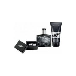 James Bond 007 Zestaw dla mężczyzn EDT 50ml + Żel pod prysznic 50ml + spinki do mankietów. Czarne spinki do mankietów męskie marki James Bond. Za 47,98 zł.