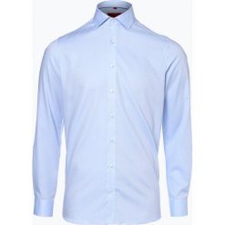 Finshley & Harding - Koszula męska, niebieski. Niebieskie koszule męskie na spinki Finshley & Harding, m, z bawełny, z włoskim kołnierzykiem. Za 179,95 zł.