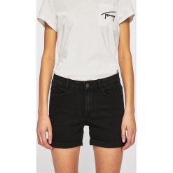 Vero Moda - Szorty 10193079. Czarne szorty damskie Vero Moda, s, bez wzorów, z elastanu, casualowe. W wyprzedaży za 59,90 zł.