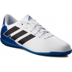 Buty adidas - Nemeziz Messi Tango 18.4 I DB2398 Ftwwht/Cblack/Fooblu. Białe buty sportowe męskie Adidas, z tworzywa sztucznego, bez zapięcia, trekkingowe. W wyprzedaży za 149,00 zł.