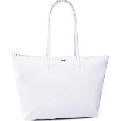 Torebka LACOSTE - L Shopping Bag NF1888PO Bright White 001. Białe torebki klasyczne damskie Lacoste, bez wzorów, ze skóry ekologicznej, klasyczne, bez dodatków. Za 429,00 zł.
