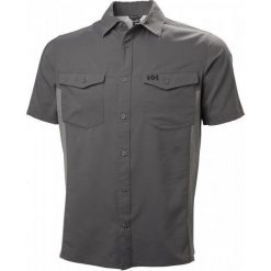 Helly Hansen Koszula Męska Seidr Hybrid Shirt, Charcoal M. Szare koszule męskie Helly Hansen, m, bez wzorów, z materiału, bez kołnierzyka, bez rękawów. W wyprzedaży za 225,00 zł.