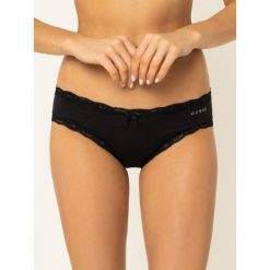 Figi klasyczne Guess O84E34 JR03G. Czarne figi damskie Guess, xs, z aplikacjami. W wyprzedaży za 59,00 zł.