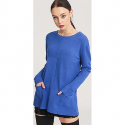 Niebieski Sweter Hope. Niebieskie swetry klasyczne damskie marki other, l. Za 79,99 zł.