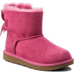 Buty UGG - K Mini Bailey Bow II 1017397K K/Paz. Różowe śniegowce dziewczęce Ugg, bez zapięcia. Za 689,00 zł.