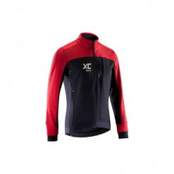 Kurtka na rower MTB XC. Czarne kurtki męskie marki ROCKRIDER, m, z elastanu. Za 219,99 zł.