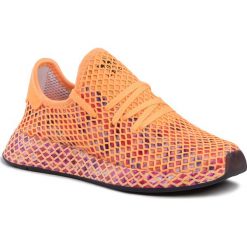 Buty adidas - Deerupt Runner W EE5773 Flaora/Cblack/Cblack. Pomarańczowe buty sportowe damskie Adidas, bez wzorów, z tworzywa sztucznego, sportowe. Za 399,00 zł.