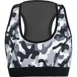 Topy sportowe damskie: Feelj Top Push-up Moro czarno-szary r. M