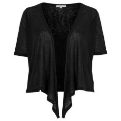 Zhenzi Sweter Agar czarny female czarny 58/60 (XXL). Czarne swetry damskie Zhenzi, s, bez wzorów, z dzianiny, eleganckie, z krótkim rękawem, krótkie, bez kaptura. Za 139,00 zł.