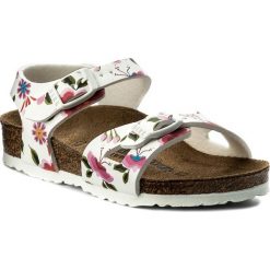 Sandały dziewczęce: Sandały BIRKENSTOCK – Rio Kids 1008372 China FLowers White