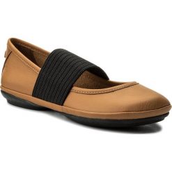 Baleriny CAMPER - Right Ninas 21595-112 Brown. Pomarańczowe baleriny damskie marki Camper, bez wzorów, ze skóry, bez obcasa. W wyprzedaży za 329,00 zł.