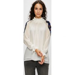 Silvian Heach - Bluzka. Szare bluzki wizytowe marki Silvian Heach, s, z materiału, eleganckie, ze stójką. W wyprzedaży za 479,90 zł.