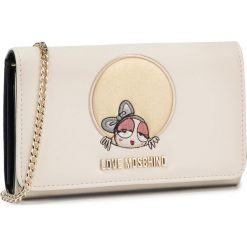 Torebka LOVE MOSCHINO - JC5648PP08KQ0110 Avorio. Brązowe torebki klasyczne damskie Love Moschino, bez wzorów, ze skóry ekologicznej, eleganckie, bez dodatków. W wyprzedaży za 349,00 zł.