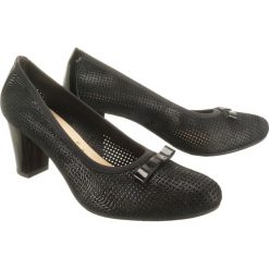 BIOECO BY ARKA 5278 0673 0083 czarny, czółenka damskie. Czarne czółenka damskie Bioeco by Arka, bez wzorów, ze skóry, bez obcasa, na obcasie. Za 259,90 zł.
