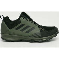 Adidas Performance - Buty Terrex Tracerocker. Zielone buty trekkingowe męskie marki adidas Performance, z materiału, na sznurówki, outdoorowe. W wyprzedaży za 269,90 zł.